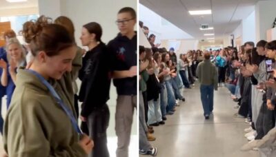 flora tabanelli olimpiadi milano cortina ritorno scuola video