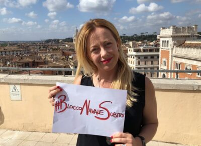 giorgia meloni blocco navale cos'è