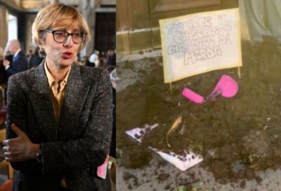 Letame sull'ufficio di Giulia Bongiorno