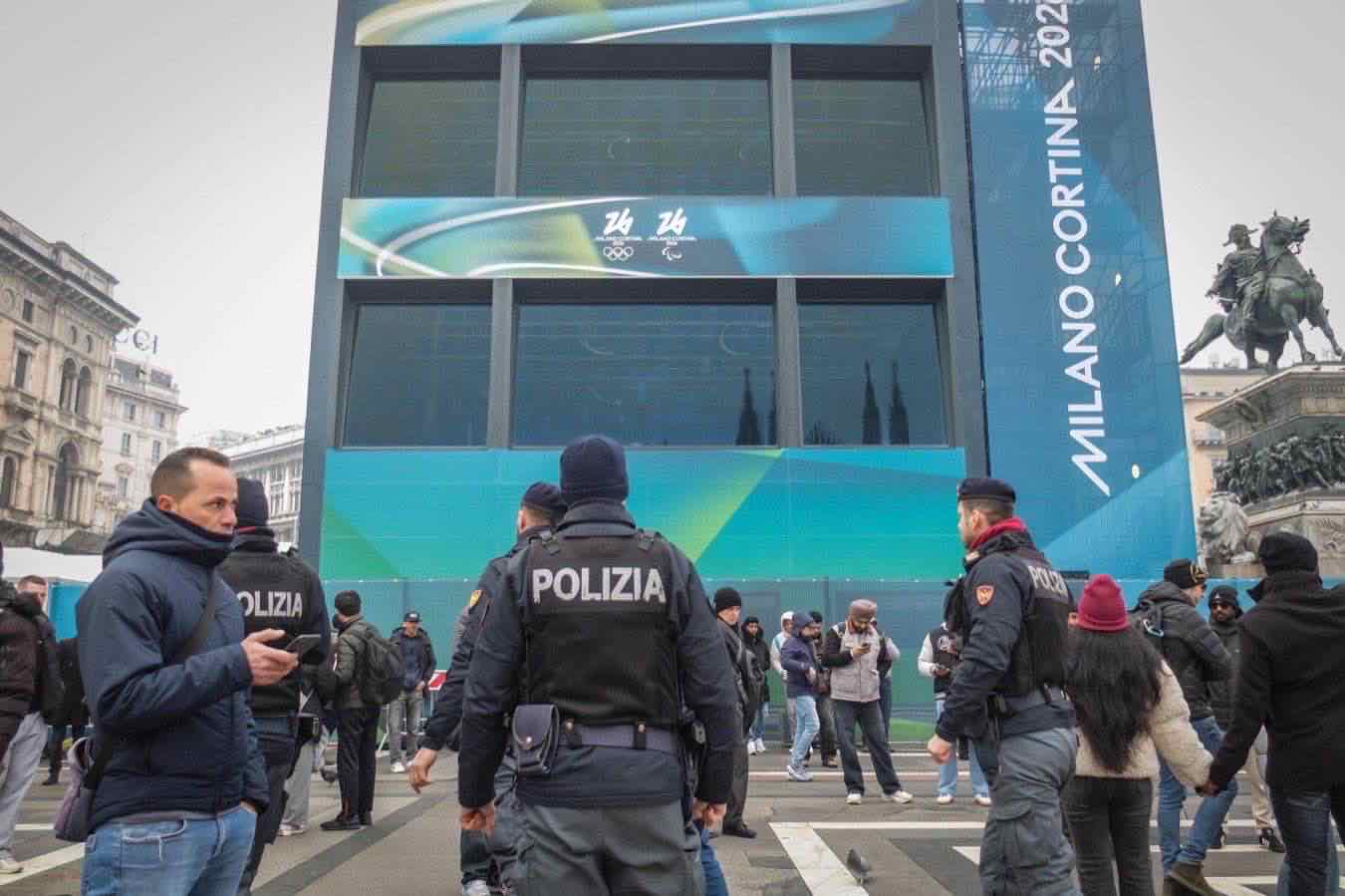 Olimpiadi 2026 polizia