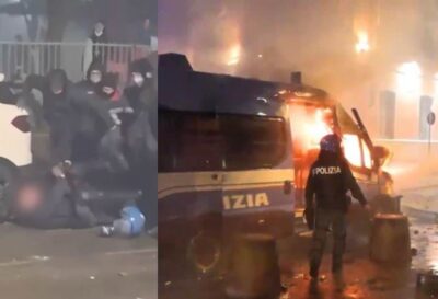 Poliziotto pestato a Torino