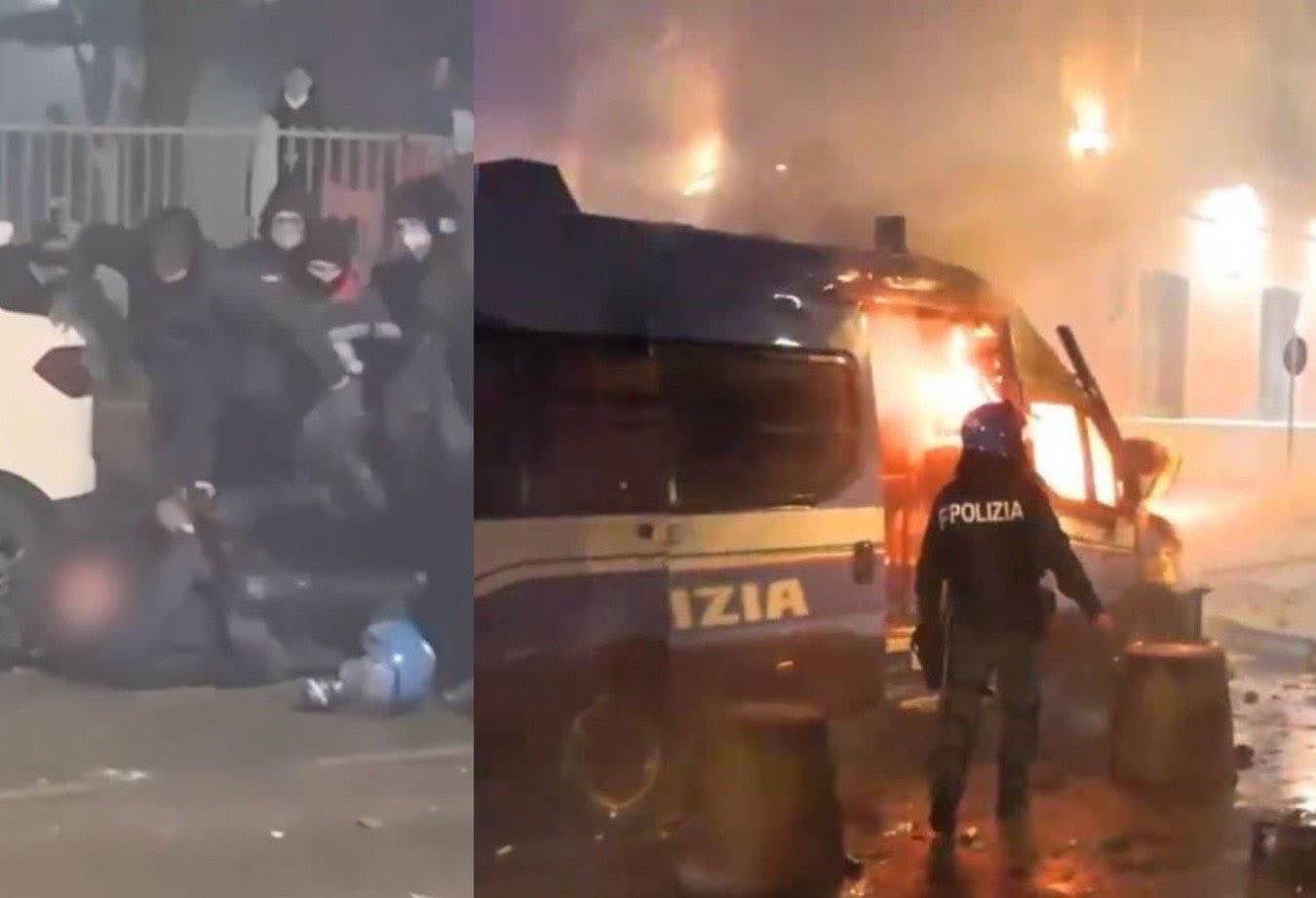 Poliziotto pestato a Torino