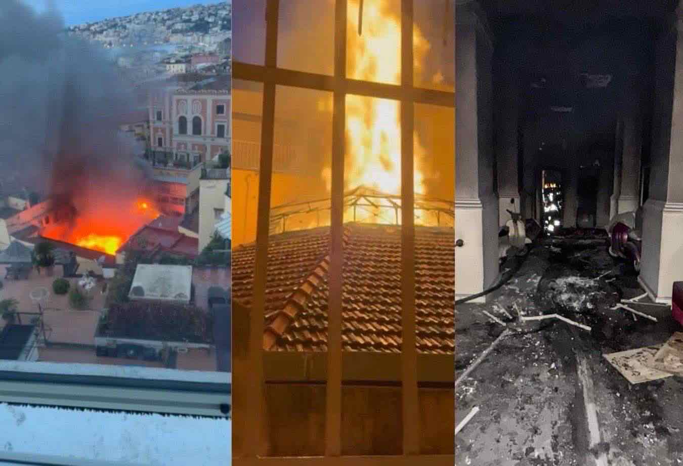 Incendio Teatro Sannazzaro