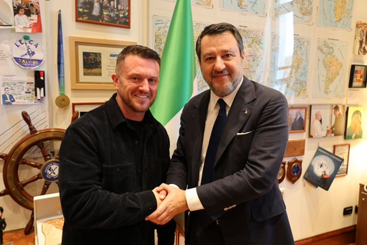 tommy robinson matteo salvini