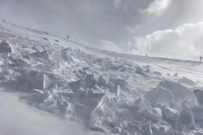 valanga turista salvato