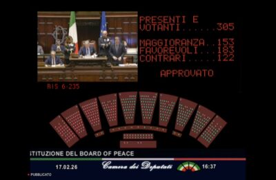 Risoluzione maggioranza board peace gaza