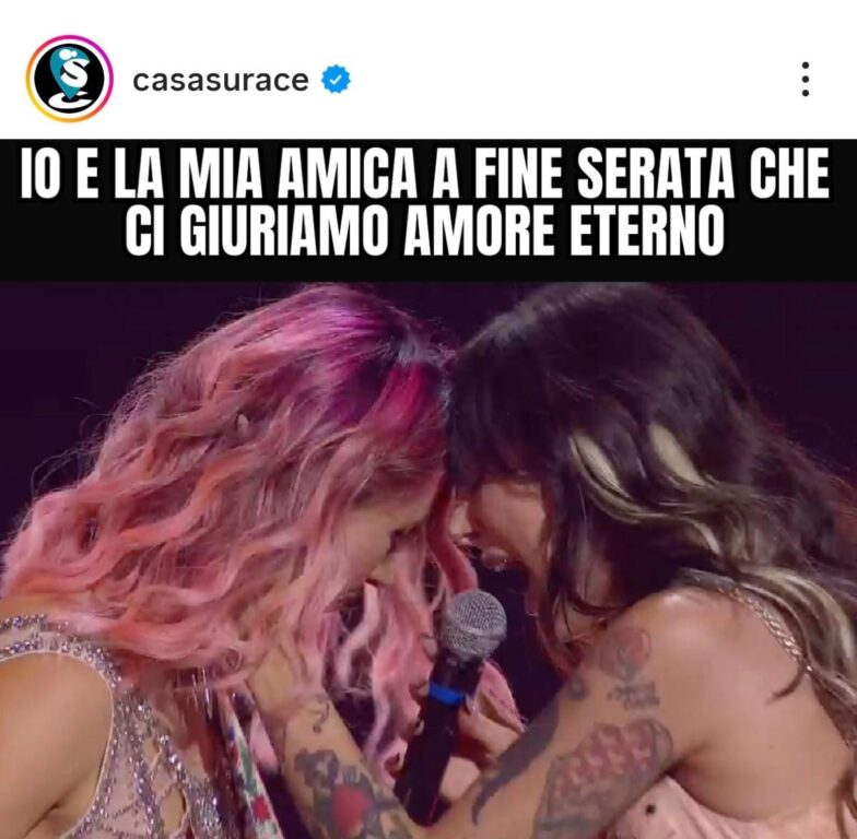 meme sanremo serata finale