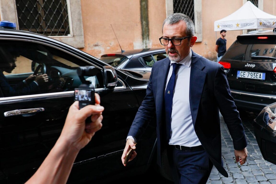 Il sottosegretario alla Giustizia Andrea Delmastro