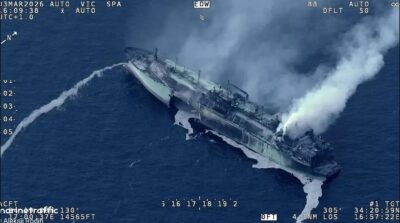 arctic metagaz nave russa colpita mediterraneo