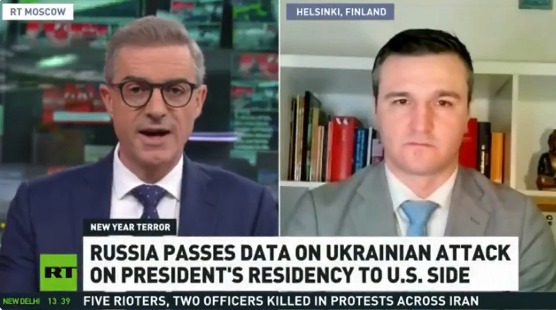 Armando Mema ospite di RT Russia Today.