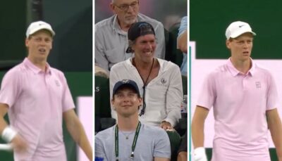 battibecco sinner tifoso indian wells video