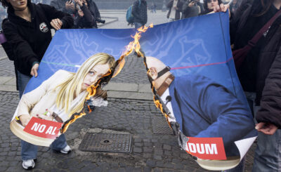 corteo no referendum