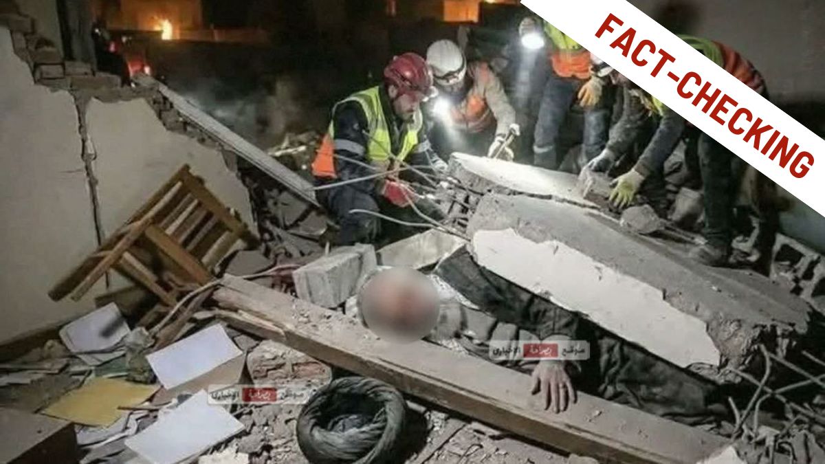 Analisi fact-checking della foto virale di Khamenei sotto le macerie dopo i raid