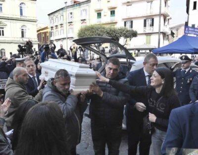 funerali domenico bimbo cuore bruciato