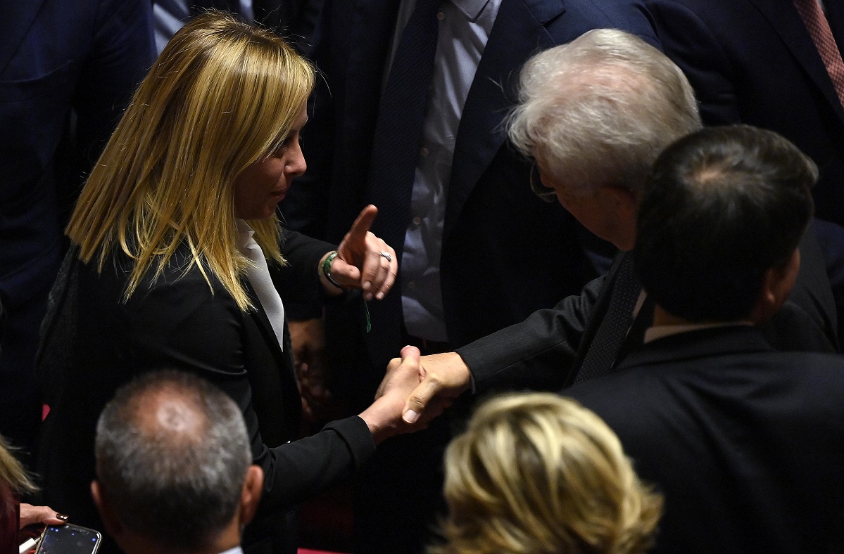 referendum giorgia meloni mario monti
