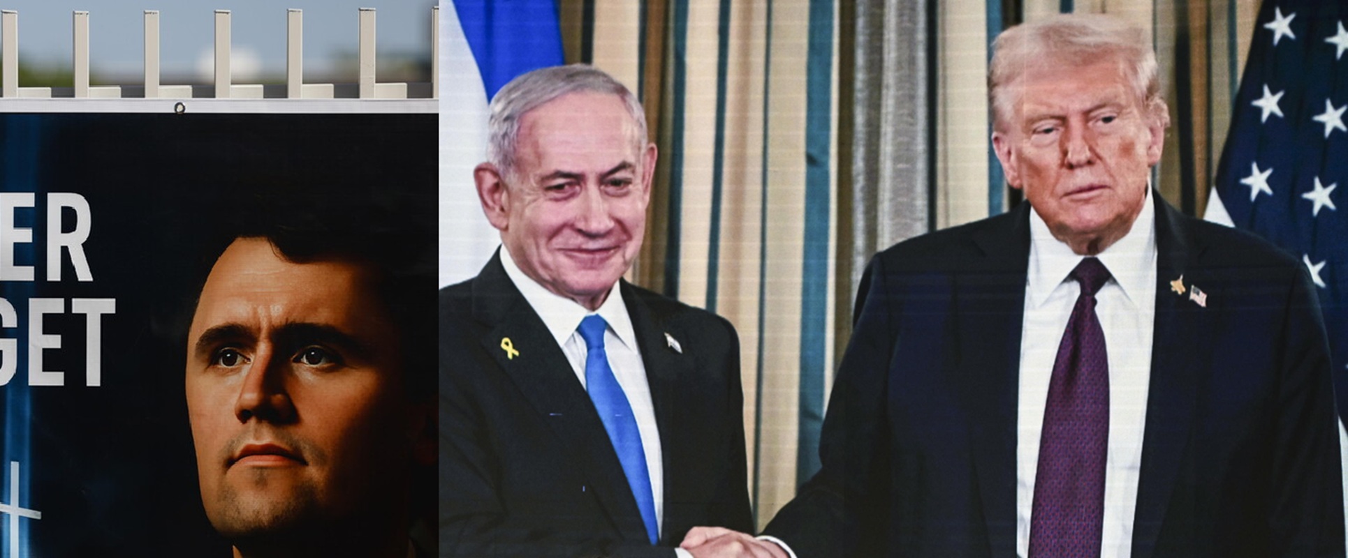 guerra iran charlie kirk donald trump benjamin netanyahu