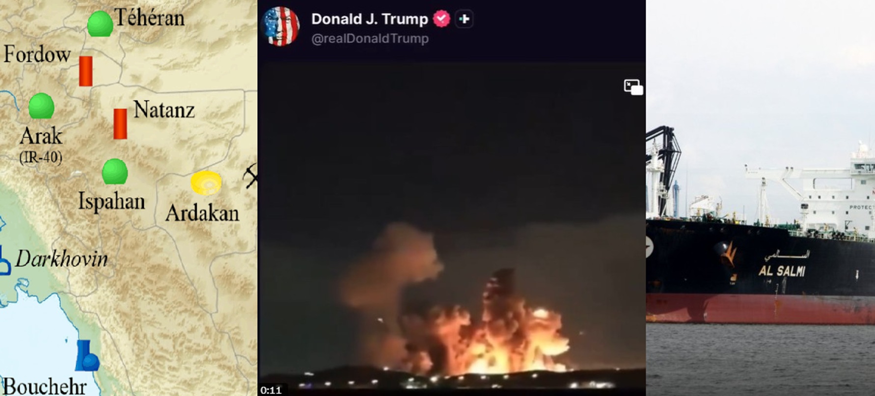 guerra usa israele iran 31 marzo donald trump video isfahan