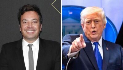 jimmy fallon finta intervista trump iran video