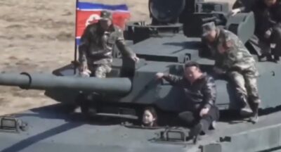 kim jong un carro armato