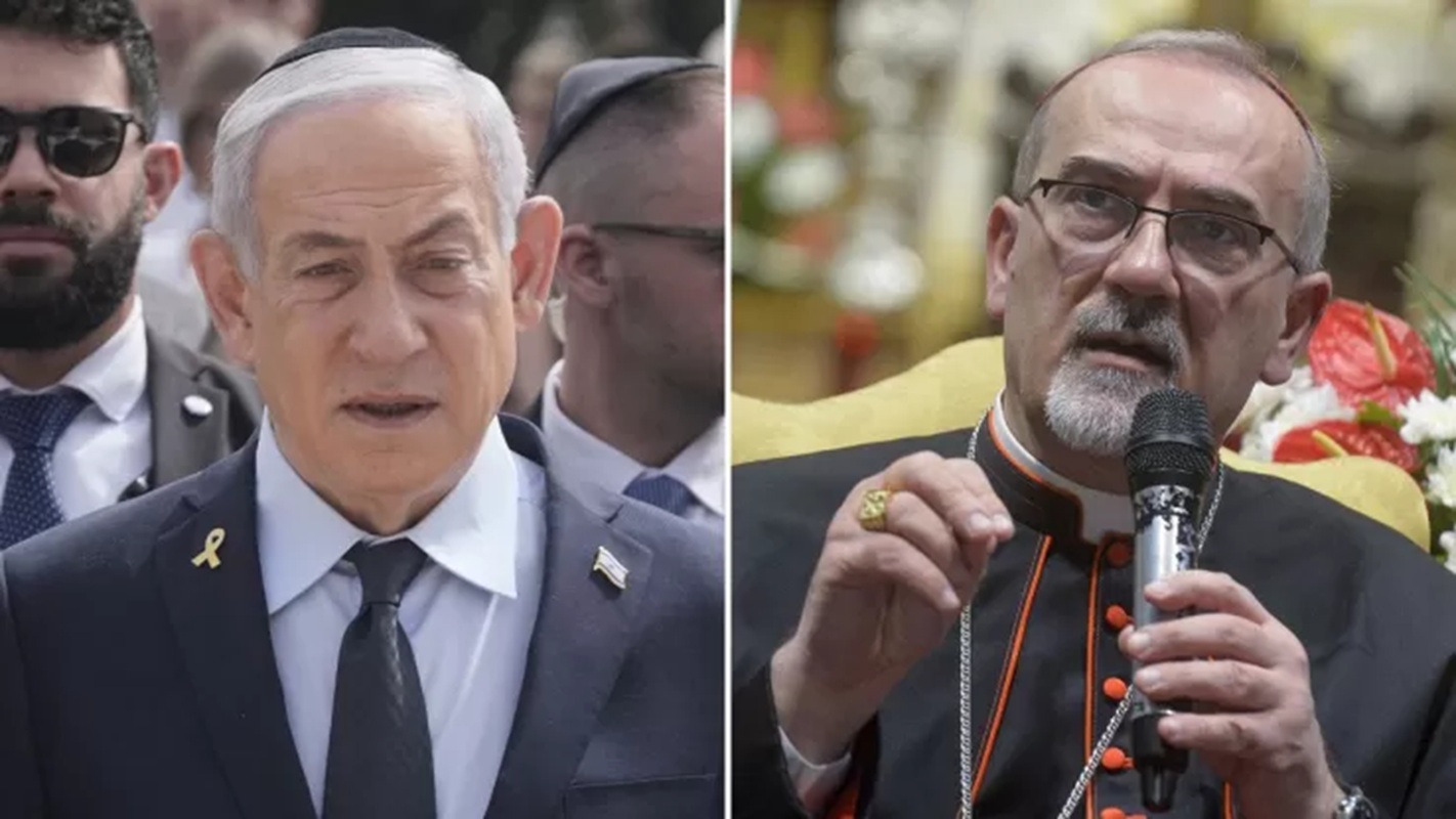 netanyahu pizzaballa santo sepolcro israele