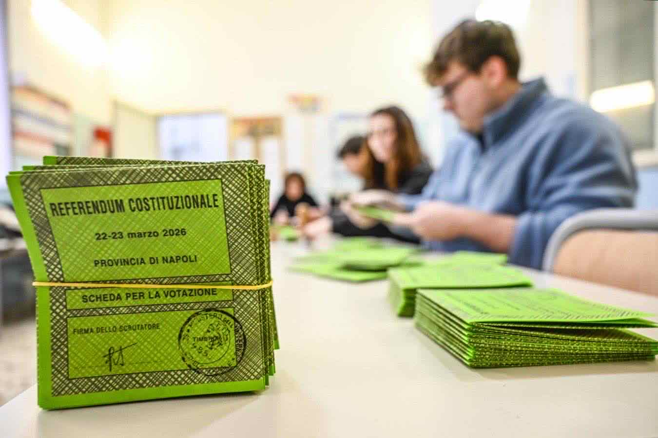 Referendum Giustizia 2026, le schede nel seggio