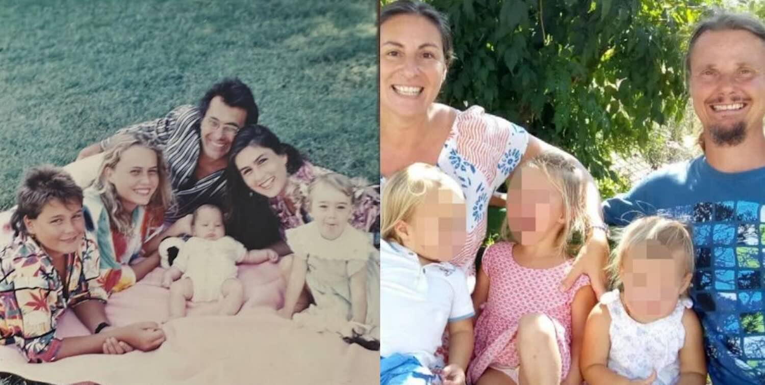 Romina Power e la famiglia del bosco