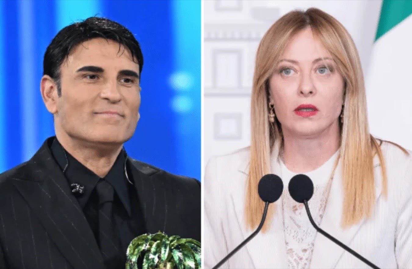 Sal Da Vinci e Giorgia Meloni