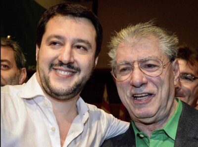 Matteo Salvini e Umberto Bossi