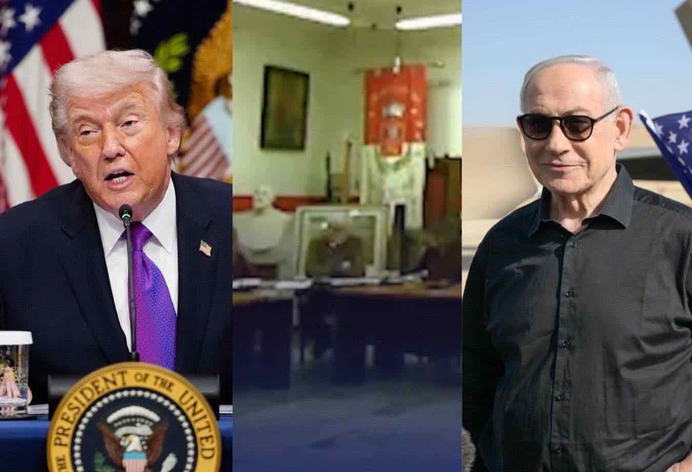 Trump, sindaco di Landriano, Netanyahu