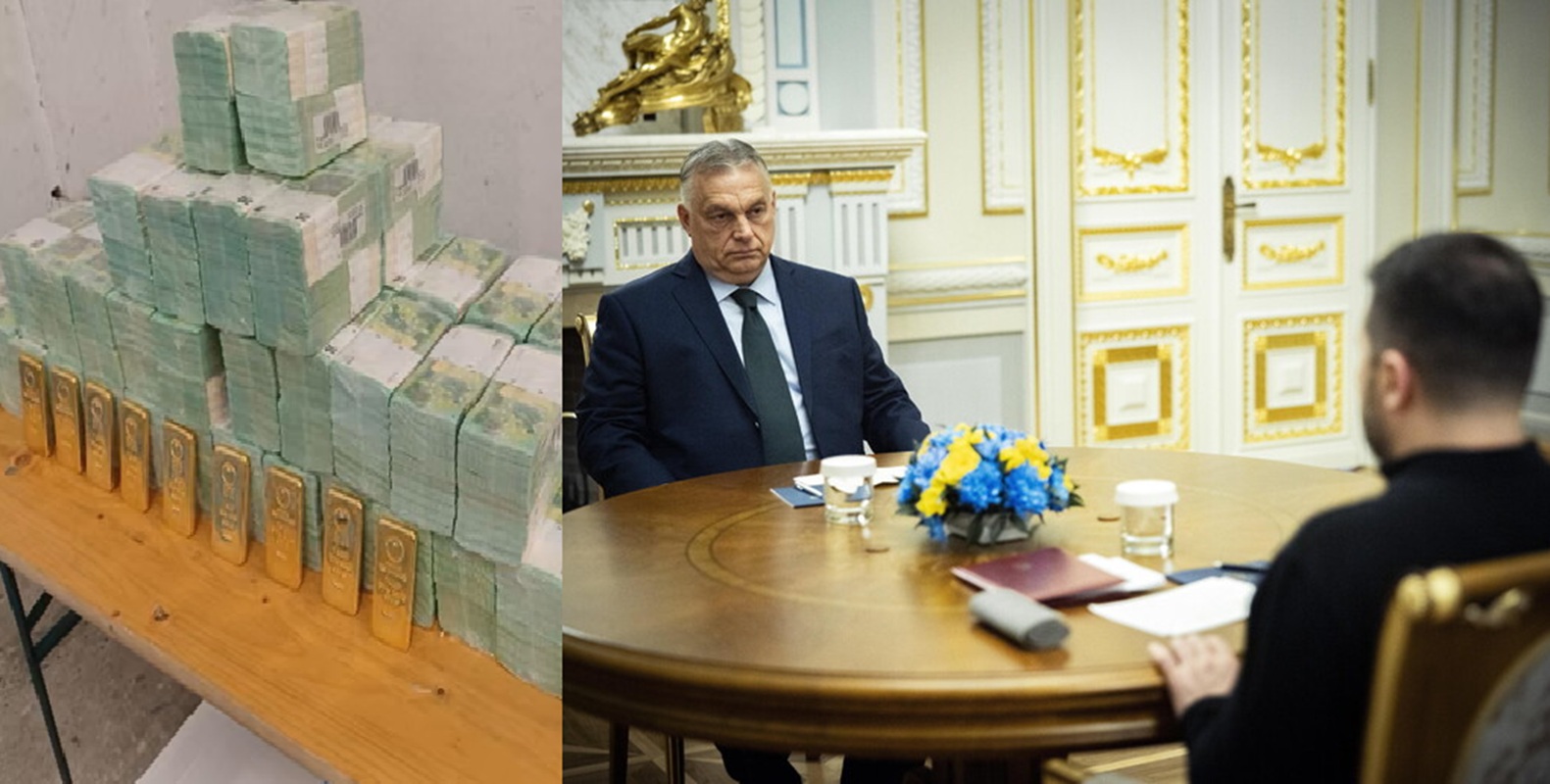 volodymyr zelensky viktor orban ucraina ungheria sequestro dollari oro