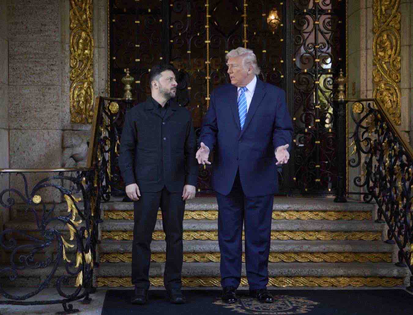 Volodymyr Zelensky e Donald Trump