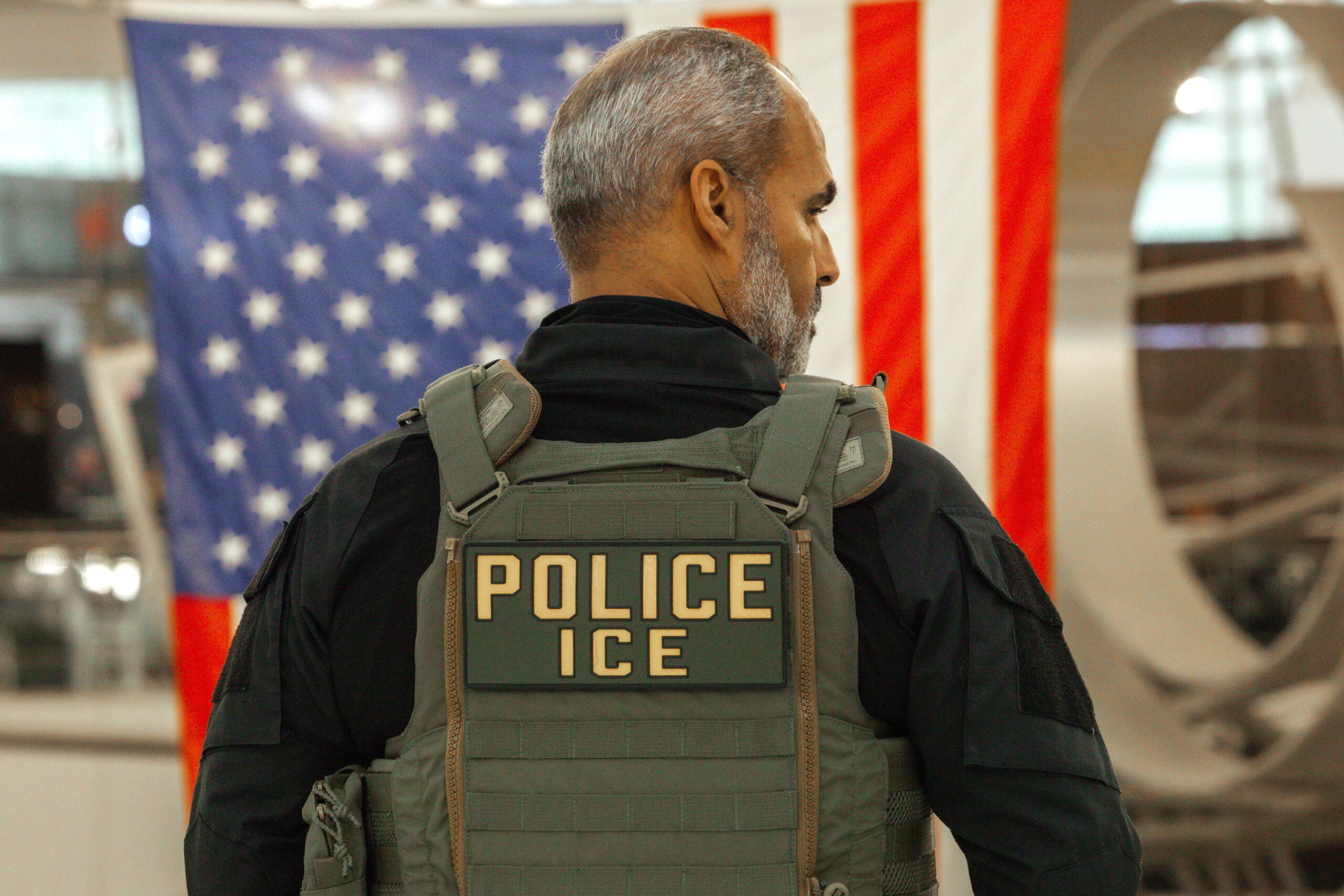 US ICE agent