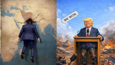 I tweet delle ambasciate iraniane contro trump