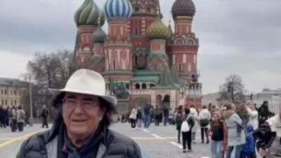 al bano ritorno russia saluto fan piazza rossa mosca video
