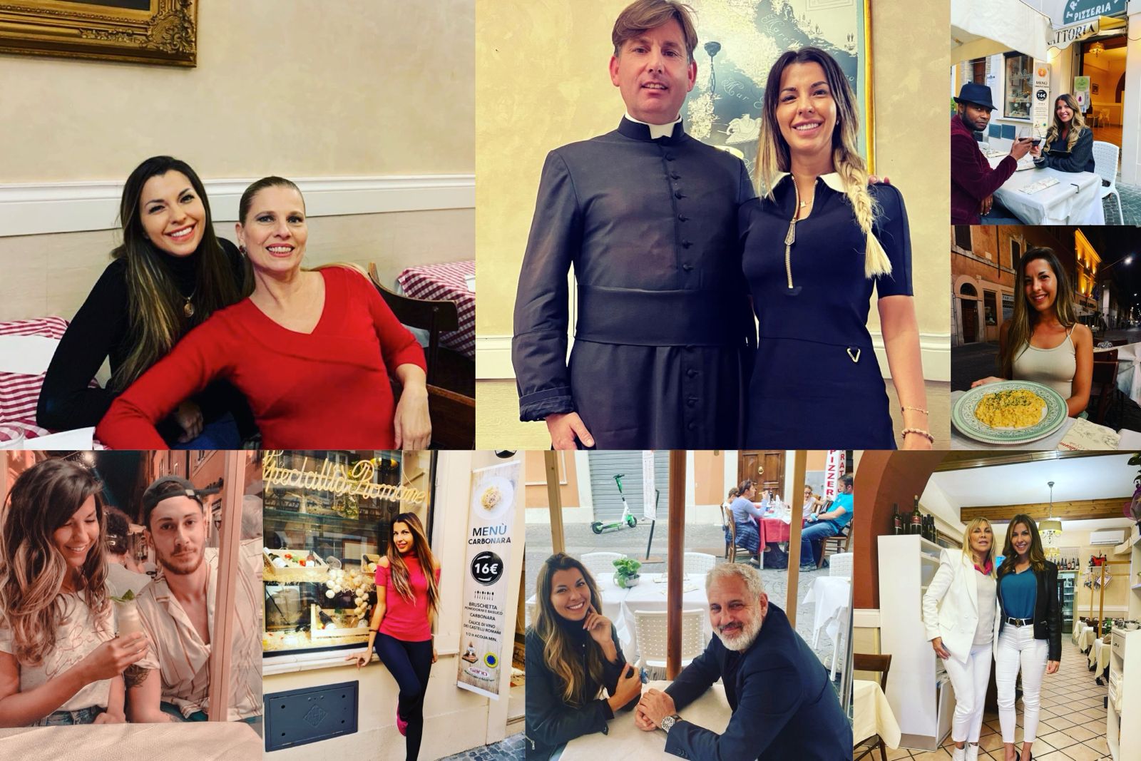 Claudia Conte, chi frequenta il ristorante di famiglia