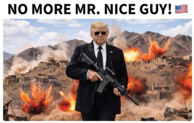 guerra usa israele iran 29 aprile donald trump mitragliatrice