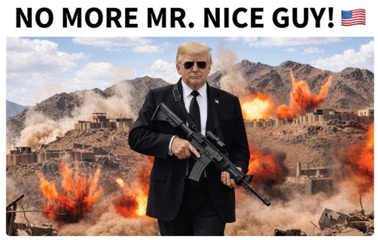 guerra usa israele iran 29 aprile donald trump mitragliatrice