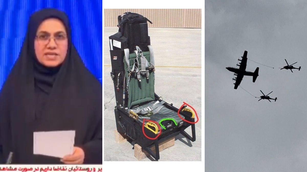 Iran pilota Usa caccia abbattuto