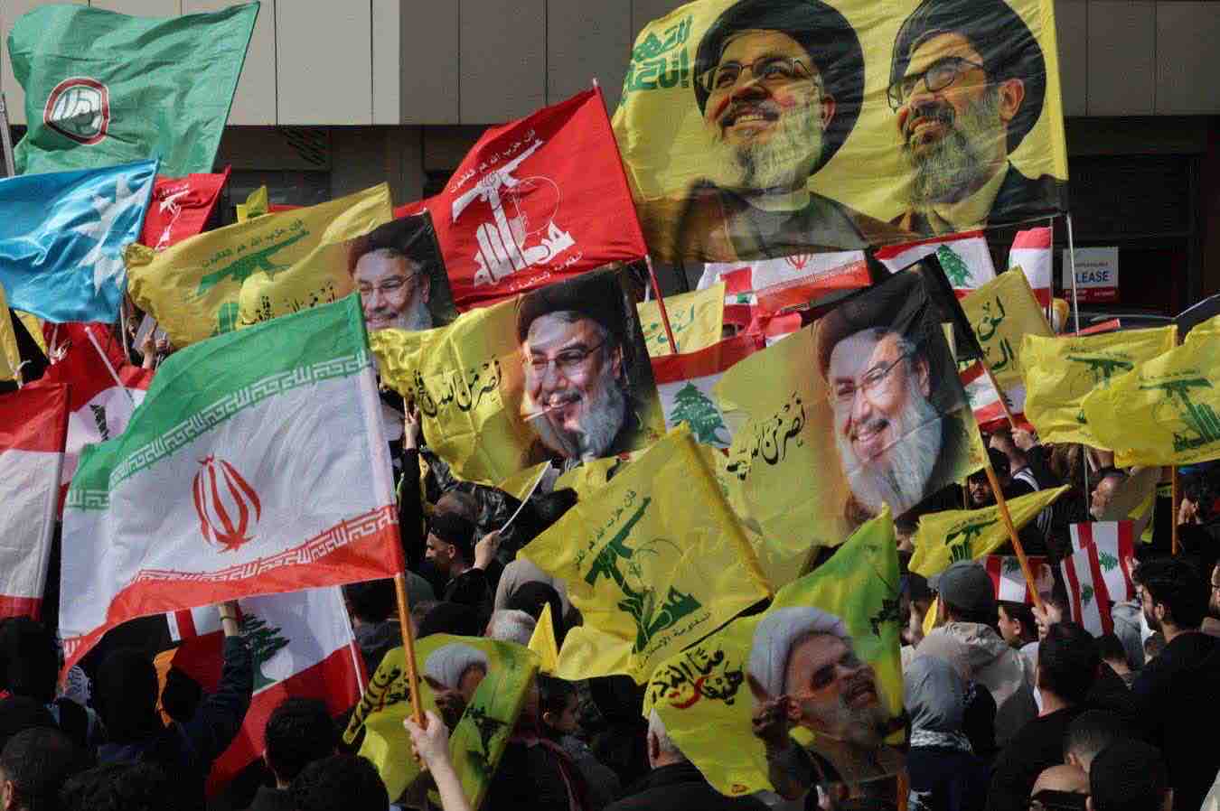 Manifestazione LIbano Hezbollah