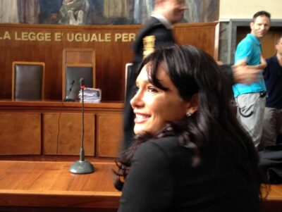 Nicole Minetti in tribunale