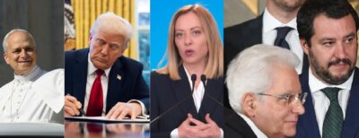 papa leone donald trump giorgia meloni sergio mattarella matteo salvini