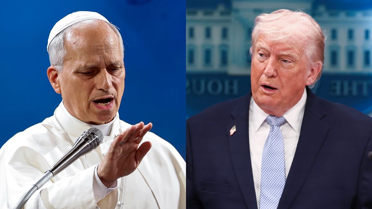 Papa Leone vs Donald Trump