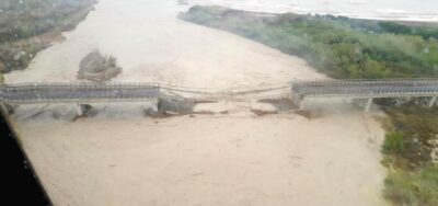 Ponte Trigno crollato