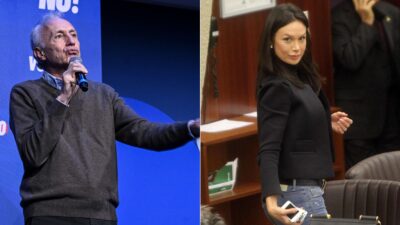 Marco Travaglio e Nicole Minetti