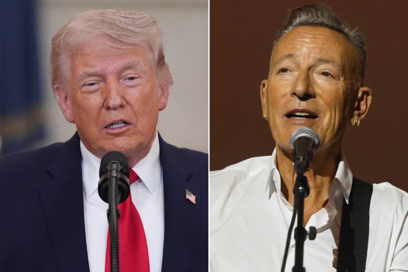 Donald Trump e Bruce Springsteen