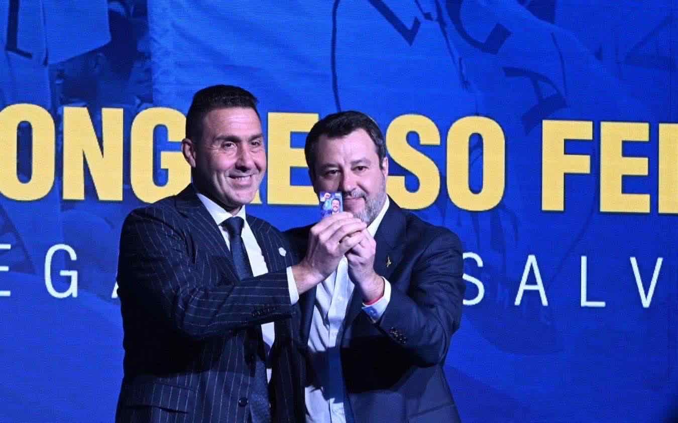 Roberto Vannacci e Matteo Salvini