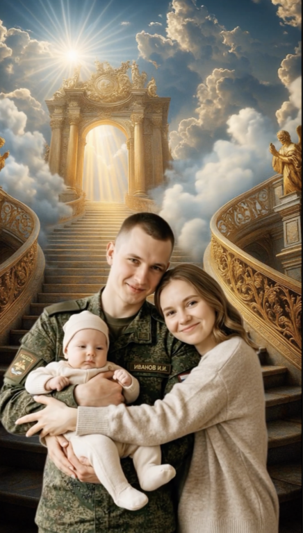 Soldati russi morti in guerra video AI su VKontakte