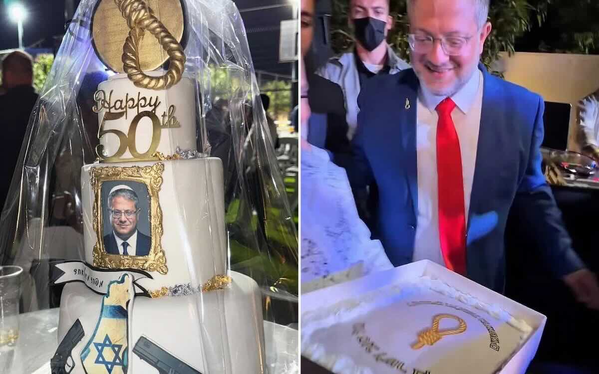 Ben Gvir Israele torta