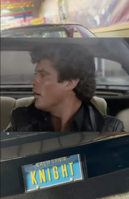 Replica della Pontiac Trans Am nera tratto da un video dell'account YouTube "Volo Museum"