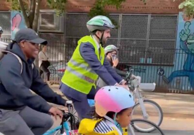 Mamdani in bici